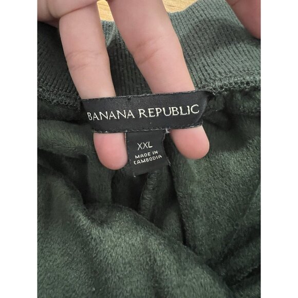 Banana Republic Women Soft Lounge Pajama Pants Green Sz XXL Preppy Travel Modern - Picture 5 of 10